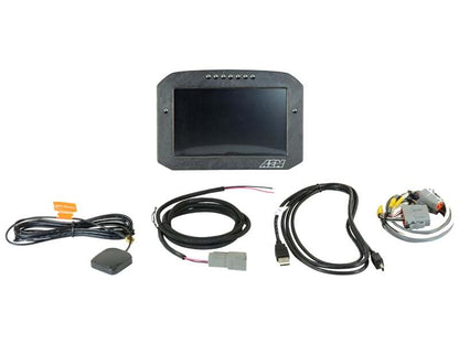 AEM CD-7G Carbon Flush Digital Dash Display w/ Internal 20Hz GPS & Antenna 30-5702F 30-5702F Photo - Primary