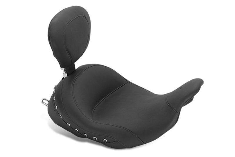 Mustang Motorcycle Mustang 08-21 Honda Electra Glide Std,Rd Glide,Rd King,Str Glide Lowdow Solo Seat Pearls - Black 79912 79912 Photo - Primary