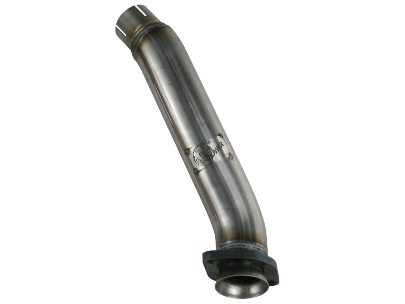 aFe  POWER Twisted Steel Loop Delete Down-Pipe 2-1/2" SS Exhaust System 48-46209 Photo - Primary