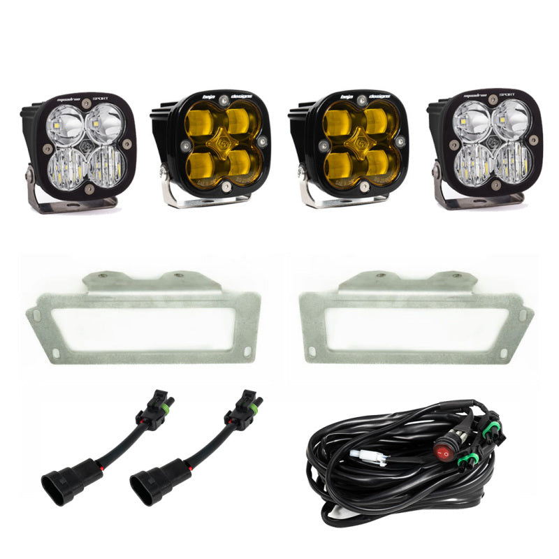 Baja Designs Dodge/Ram Squadron SAE Fog Pocket Light Kit - Dodge 2009-10 Ram 1500; Ram 2011-12 1500; 2010-18 2500/3500 447719 447719 User 1