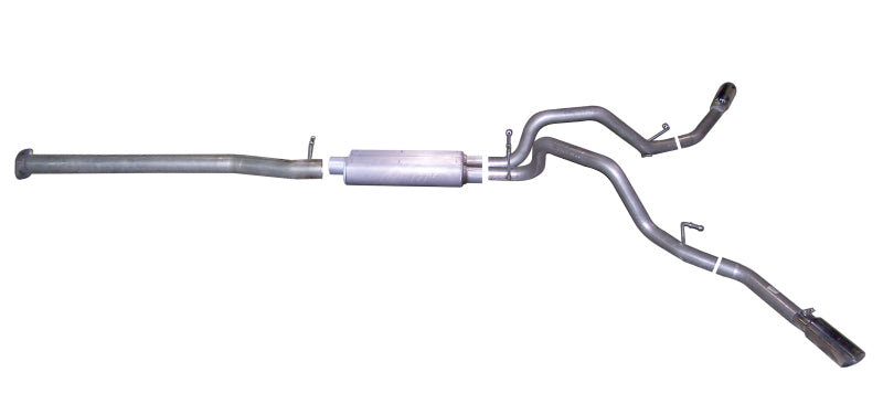 Gibson 08-09 Chevrolet Silverado 1500 LS 4.8L 2.25in Cat-Back Dual Extreme Exhaust - Aluminized 5628 5628 Photo - Primary