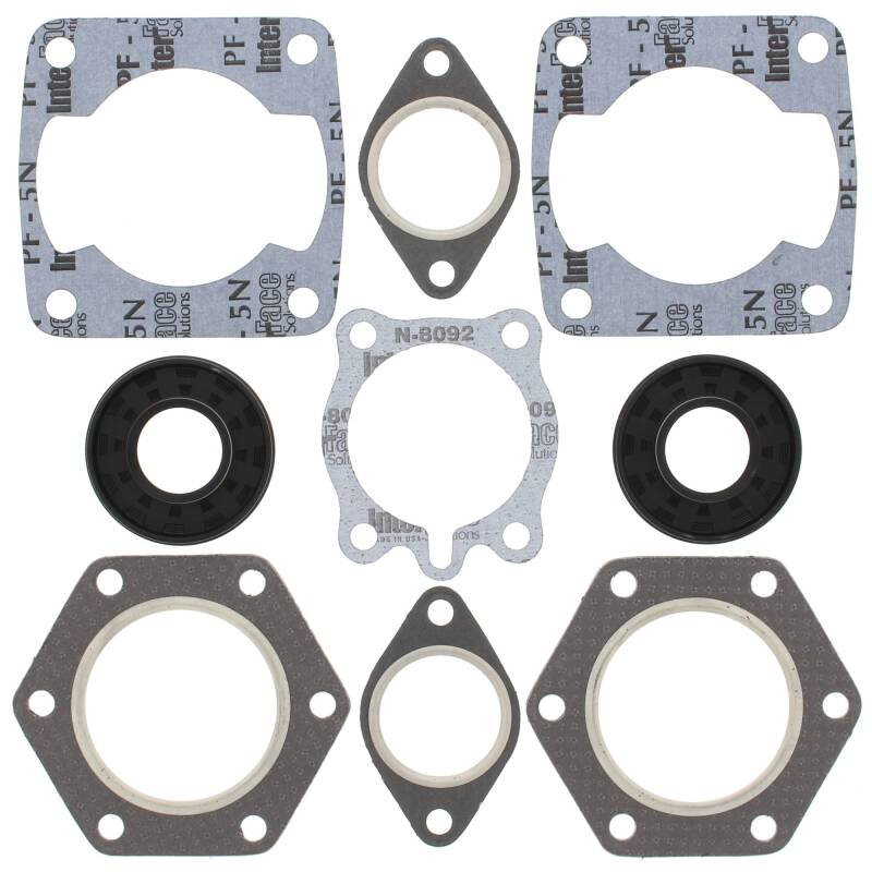 Vertex Pistons Vertex Gaskets 1980 Polaris TX/TX-C Complete Gasket Kit w/ Oil Seals 711075B 711075B Photo - Primary