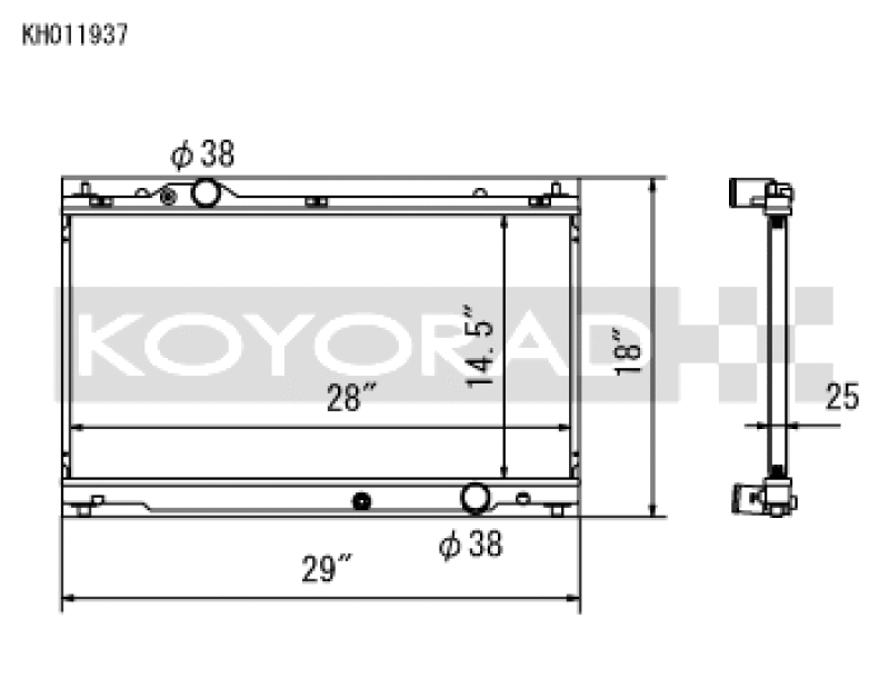 Koyo KOY Racing Radiators Cooling Radiators main image