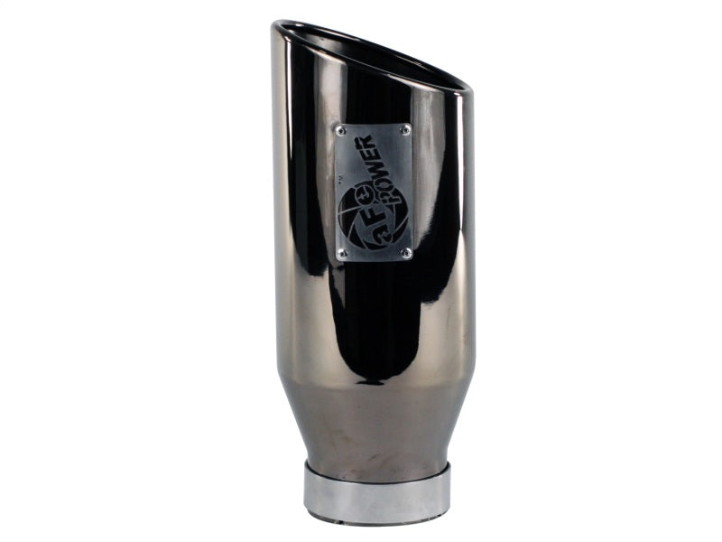 aFe MACH Force-Xp 4in 409 Stainless Steel Exhaust Tip: 4 In x 6 Out x 15 L 49-92018-BC Photo - Primary