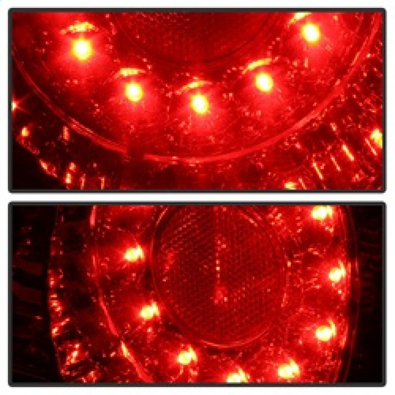 Spyder Acura RSX 02-04 LED Tail Lights Red Clear ALT-YD-ARSX02-LED-RC 5000385 5000385 Photo - Unmounted