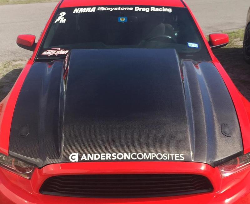 Anderson Composites 2013-2014 Ford Mustang Type-CJ Carbon Fiber Cowl Hood AC-HD13FDMU-CJ AC-HD13FDMU-CJ User 6