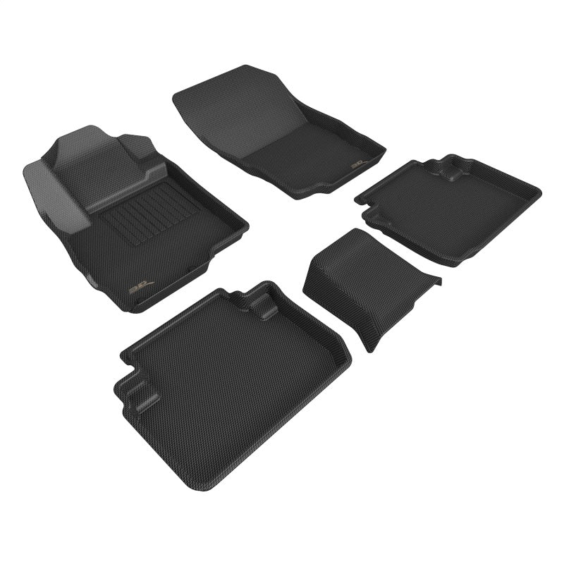 3D MAXpider 18-23 Mitsubishi Eclipse Cross Kagu Floor Mat- Black R1 R2 L1MT05601509 L1MT05601509 Photo - Primary