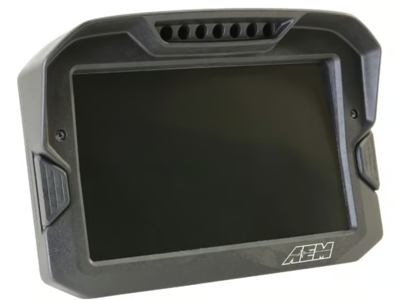 AEM Electronics Digital Dash, CD-7LG, Carbon Housing, Data Logging, GPS, CAN Bus, Kit 30-5703 Photo - out of package