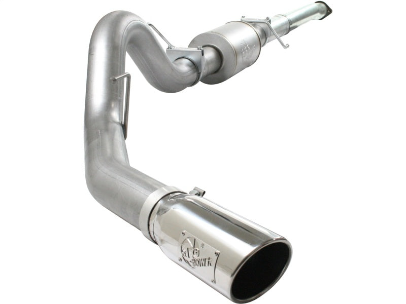 aFe Aluminized Cat-Back Exhaust No Muffler Polished - Ford F-150 11-14 49-03041-P Photo - Primary