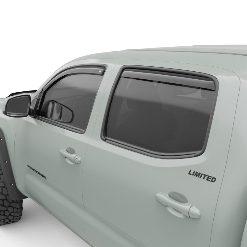 EGR 2016-2017 Toyota Tacoma In-Channel Window Visors - Smoked (575081) 575081 575081 Photo - Close Up