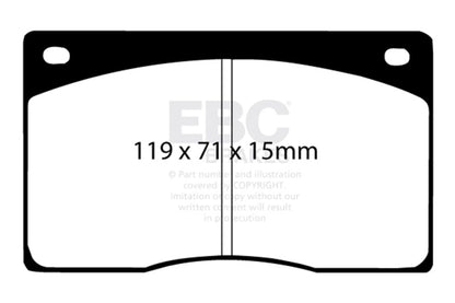 EBC Disc Brake Pad Set DP3262C Photo - Primary