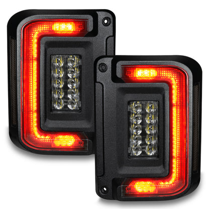 ORACLE Lighting Oracle 07-17 Jeep Wrangler JK Flush Mount LED Tail Lights - Tinted 5891-504-T 5891-504-T Photo - out of package