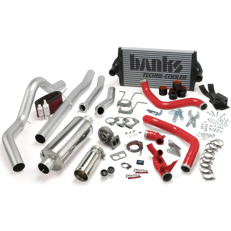 Banks Power 94-97 Ford 7.3L CCLB Man PowerPack System - SS Single Exhaust w/ Chrome Tip 46361 46361 Photo - Primary