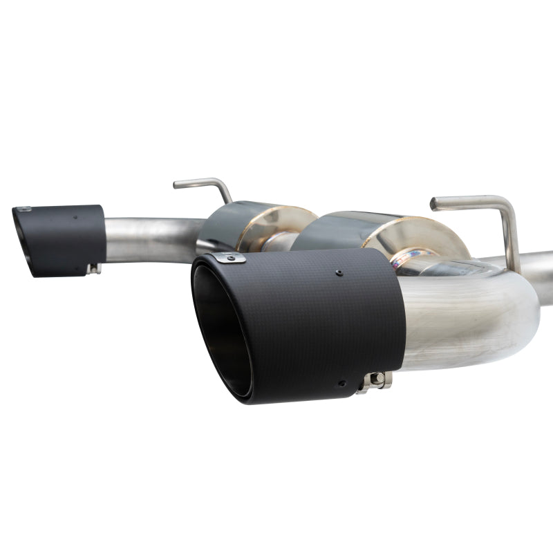 Injen 19-22 Hyundai Veloster N L4 2.0L Turbo Performance SS Axle Back Exhaust System - Carbon Tips SES1343ABCF SES1343ABCF Photo - Close Up