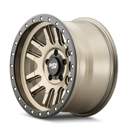 Dirty Life 9309 Canyon Pro 17x9/6x139.7 BP/-12mm Offset/106mm Hub Satin Gold Wheel - Beadlock 9309-7983MGD12 9309-7983MGD12 Photo - Primary