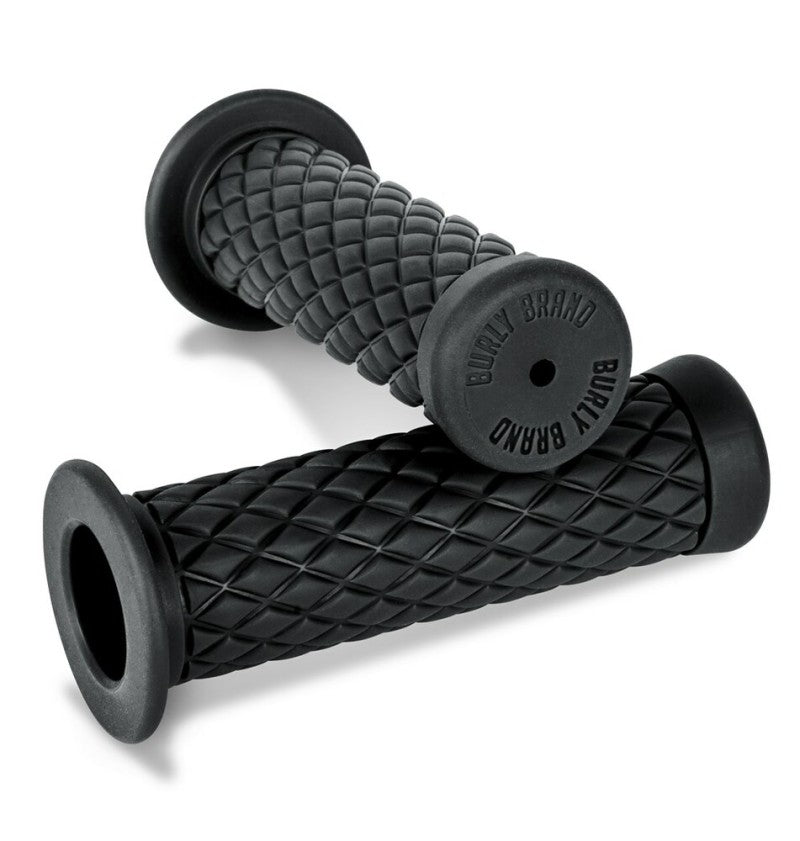 Burly Brand Rubber Diamondback Grips 1in - Black B16-1005 B16-1005 User 1