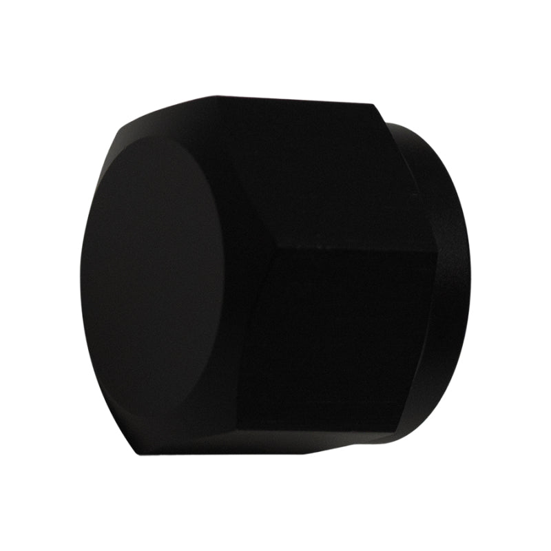 DeatschWerks 10AN Female Flare Cap - Anodized Matte Black 6-02-0716-B 6-02-0716-B Photo - Primary