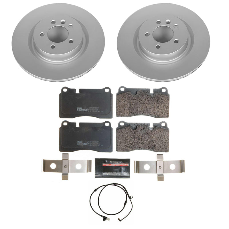 Power Stop 06-09 Land Rover Range Rover Sport Front Euro-Stop Brake Kit ESK5422 ESK5422 Photo - Primary