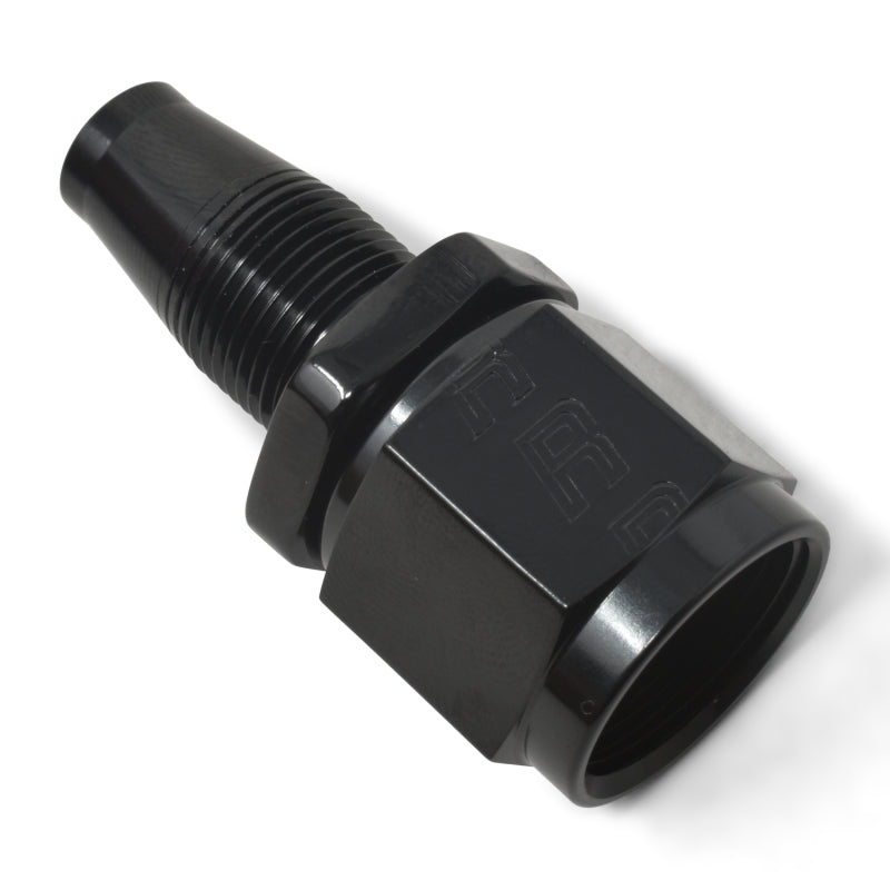 Russell -10 An Hose End Without Socket Straight Polished & Black Anodized 615043 Photo - out of package