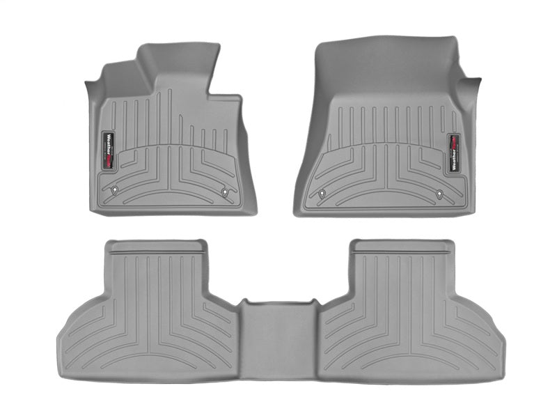 WeatherTech WT FloorLiner - Front - Grey Floor Mats Floor Mats - Rubber main image