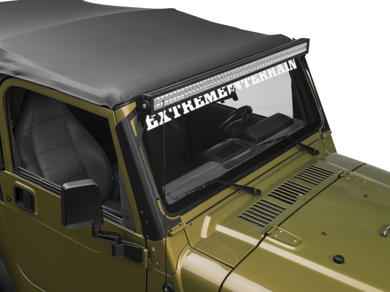 Raxiom 97-06 Jeep Wrangler TJ 50-In LED Light Bar Windshield Mount J106745 J106745 Photo - Close Up