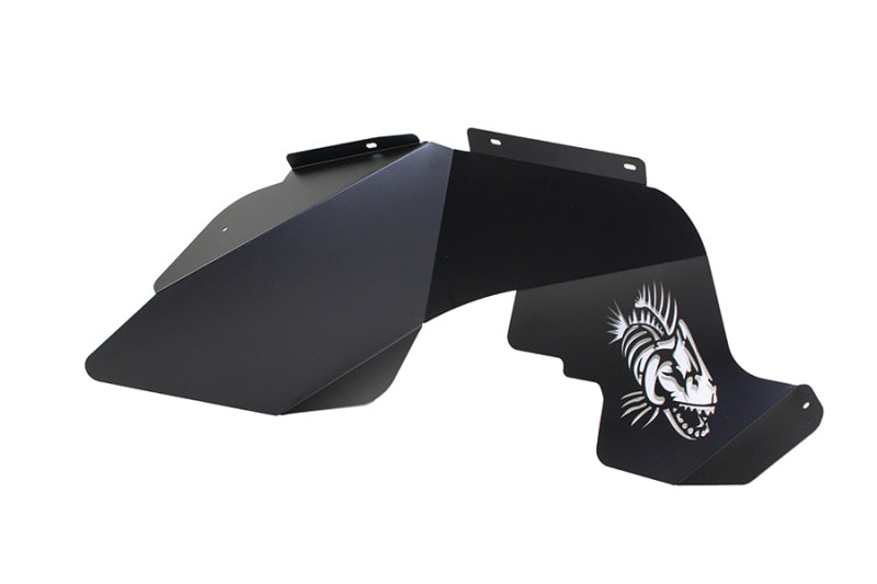 Fishbone Offroad 07-18 Jeep Wrangler JK Logo Aluminum Inner Fenders - Black Powdercoat FB33073 FB33073 Photo - out of package