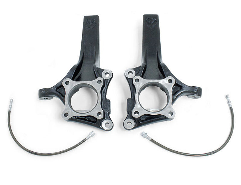 MaxTrac 09-18 Ford F-150 2WD 4-4.5in Front Lift Spindles w/Extended DOT Compliant Brake Lines 703440 703440 Photo - Primary