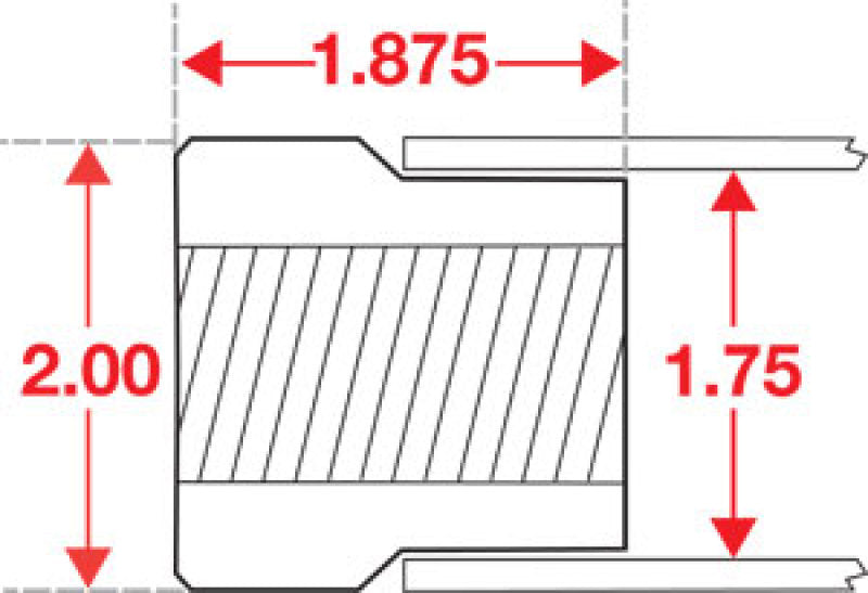 SPC Performance Weld In Bung RH Thread 1-1/4in x 12 15306