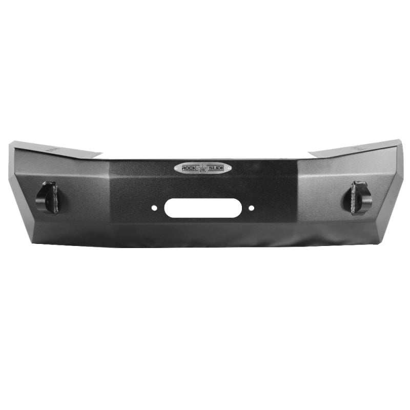 Rock Slide Engineering Rock Slide 07-18 Jeep Jk 2-4 Door Rigid Shorty Front Bumper / No Bullbar / With Winch Plate FB-S-101-JK