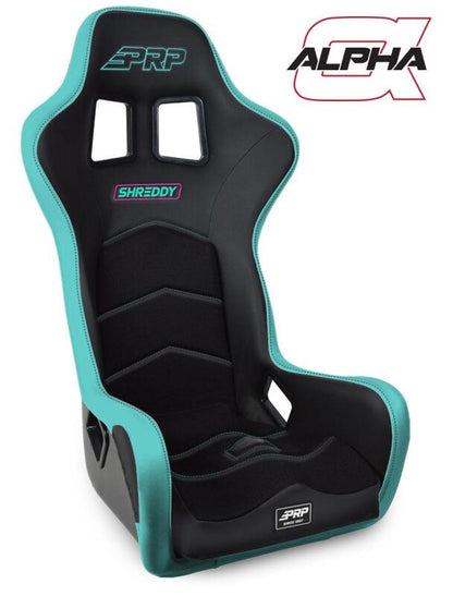 PRP Seats PRP Shreddy Alpha Composite Seat- Black/Teal SHRDYA3901-01 SHRDYA3901-01 Photo - Primary