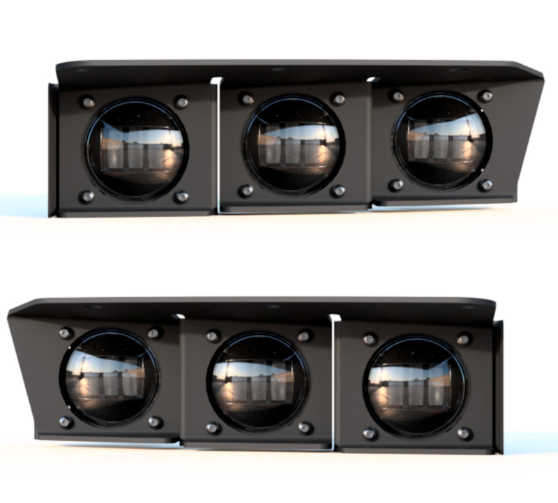 ORACLE Lighting 21-22 Ford Bronco Triple LED Fog Light Kit for Steel Bumper - White 5890-001 5890-001 Photo - out of package