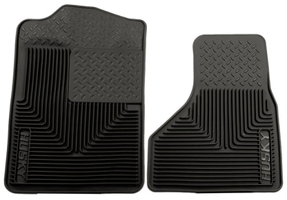 Husky Liners 08-10 Ford F-250/F-350/F-450 SuperDuty Heavy Duty Black Front Floor 51201 Photo - Primary
