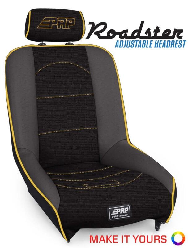 PRP Seats PRP Roadster Low Back Suspension Seat A150112 A150112 Photo - Close Up