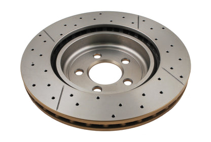 DBA 09-20 Dodge Challenger Front Drilled & Slotted Street Series Rotor 2438X 2438X Photo - out of package