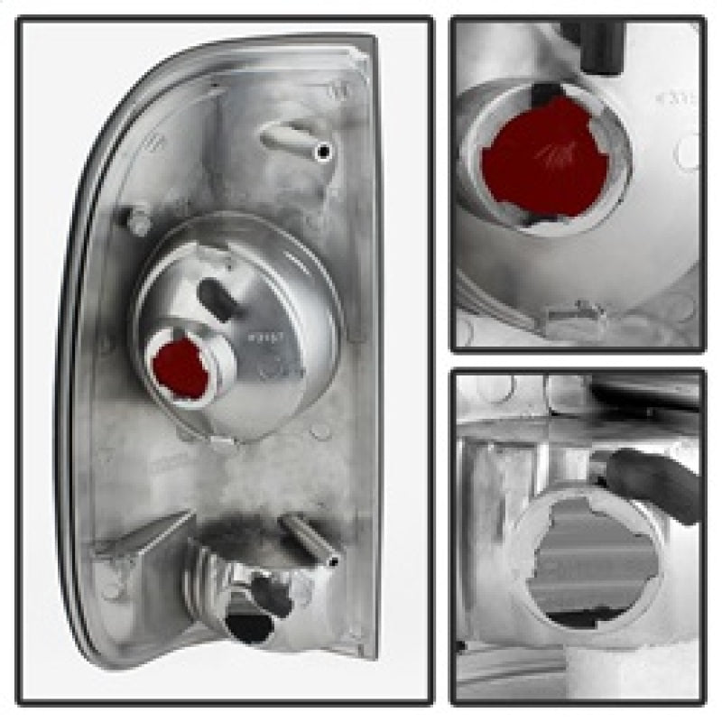 Spyder Ford F150 Styleside 97-03/F250/350/450/550 Euro Style Tail Lights Blk Smke ALT-YD-FF15097-BSM 5078162 5078162 Photo - Unmounted