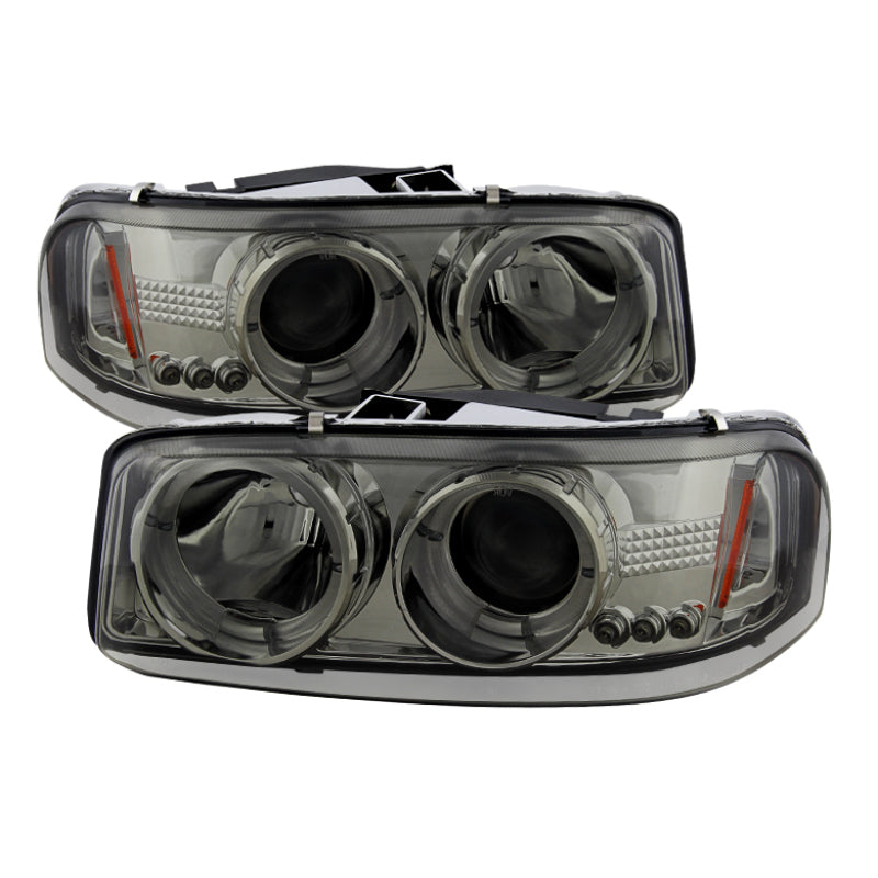 Spyder GMC Sierra 1500/2500/3500 99-06 Projector Headlights LED Halo LED Smoke PRO-YD-CDE00-HL-SMC 5009371 5009371 Photo - Primary