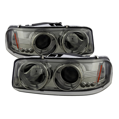 Spyder GMC Sierra 1500/2500/3500 99-06 Projector Headlights LED Halo LED Smoke PRO-YD-CDE00-HL-SMC 5009371 5009371 Photo - Primary