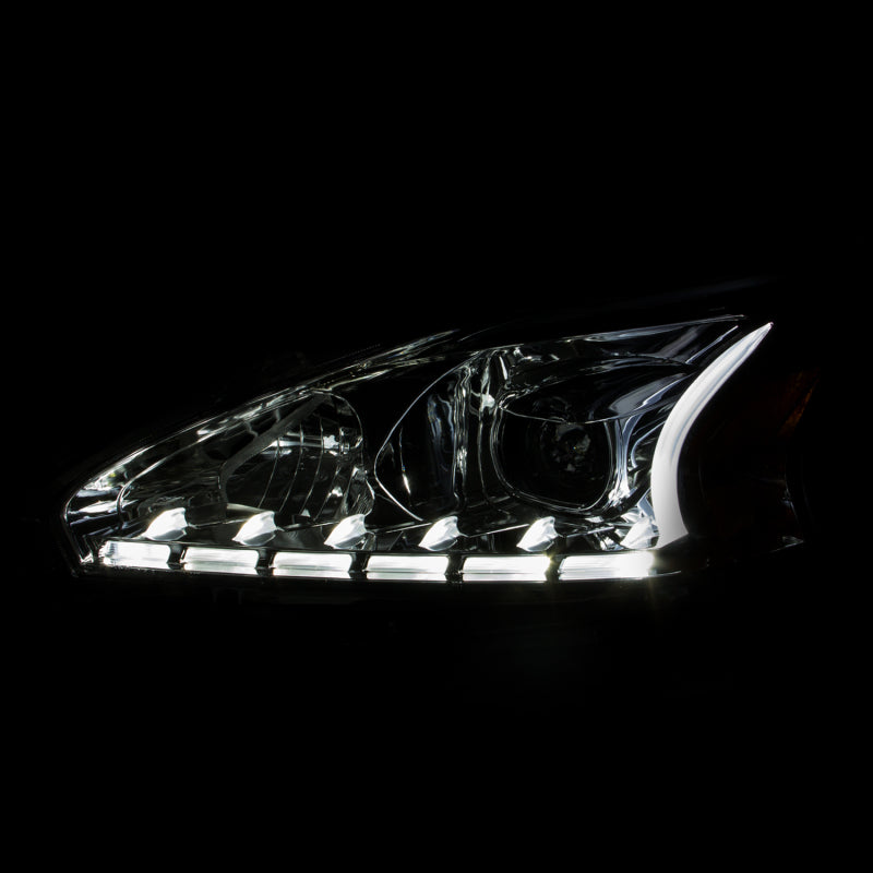 Anzo 2013-2014 Nissan Altima Projector Headlights w/ Plank Style Design Chr 121501 Photo - Unmounted
