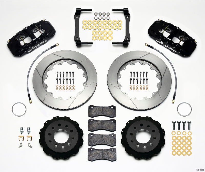 Wilwood AERO4 Rear Kit 14.25in 2014-Up Corvette C7 w/Lines 140-13698 140-13698 Photo - Primary