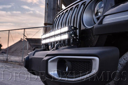 Diode Dynamics 18-21 Jeep JL Wrangler/Gladiator SS30 Bumper Bracket Kit - Amber Driving (Single) DD6080 DD6080 User 4
