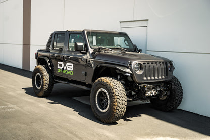 DV8 Offroad 18-23 Jeep Wrangler JL 4 Door Body/Pinch Weld Mounted Step SRJL-08 SRJL-08 Photo - Unmounted