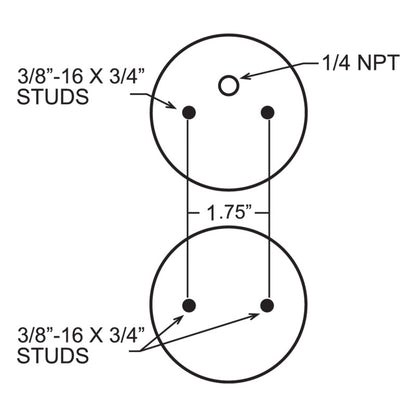 Firestone Ride-Rite Replacement Air Helper Spring (For PN 6781 / 6782 / 6783 / 6784) (W217606788) 6788 6788 Technical Bulletin