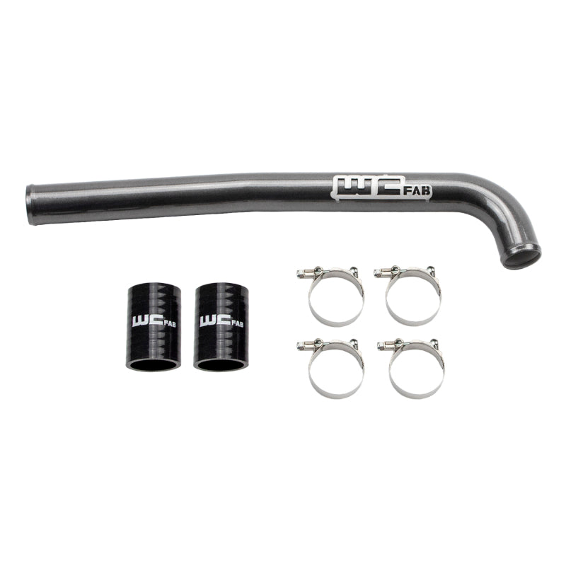 Wehrli 19-22 Chevrolet 6.7L Cummins High Output Upper Coolant Pipe - WCFab Grey WCF100251-GRY