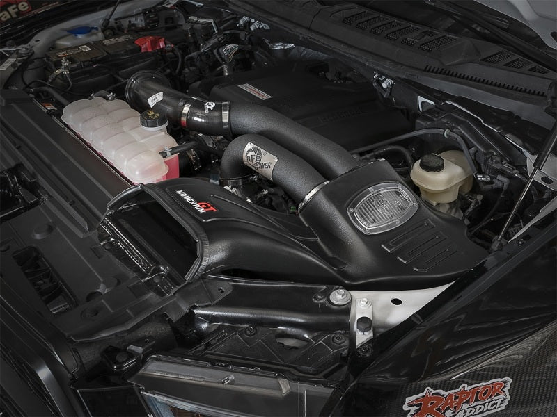 aFe Momentum XP Pro DRY S Cold Air Intake System w/ Black Aluminum Tubing 51-73120-B Photo - Mounted