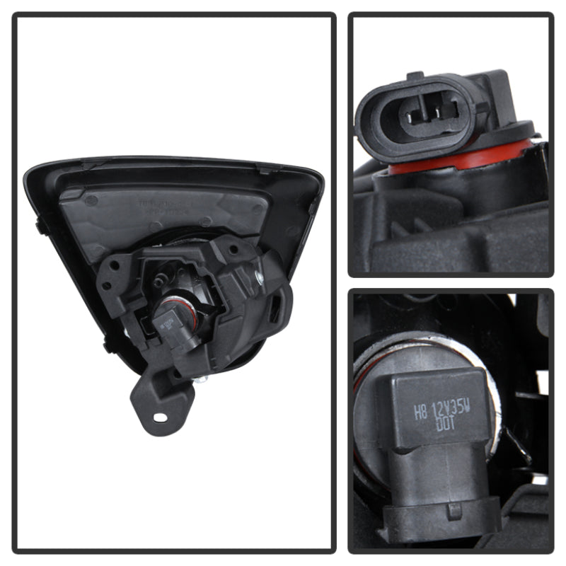 Spyder Mazda CX-5 2012-2015 OEM Fog Light W/Universal Switch- Clear FL-MCX52012-C 5080264 5080264 User 1