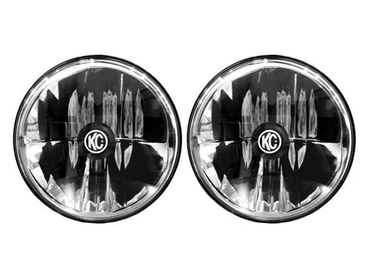 KC HiLiTES 97-06 Jeep TJ/Univ. 7in. Gravity LED H4 DOT Approved Replac. Headlight (Pair Pack System) 42361 42361 Photo - Primary