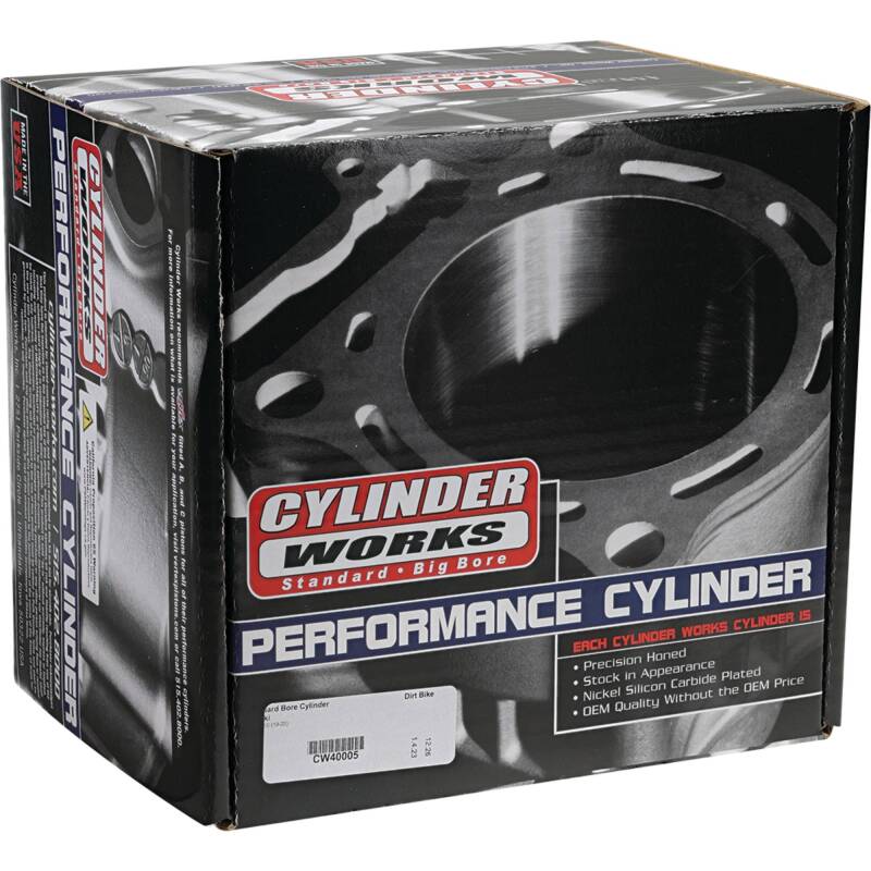 Cylinder Works 19-24 Suzuki RM-Z 250 250cc Standard Bore Cylinder 77mm CW40005 CW40005 Photo - Primary