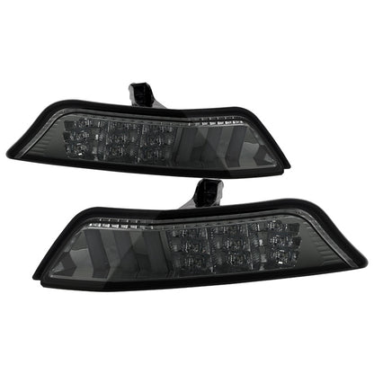 Spyder 15-16 Ford Mustang LED DRL - Smoke (CBL-YD-FM15-LED-SM) 5082527 5082527 Photo - Primary