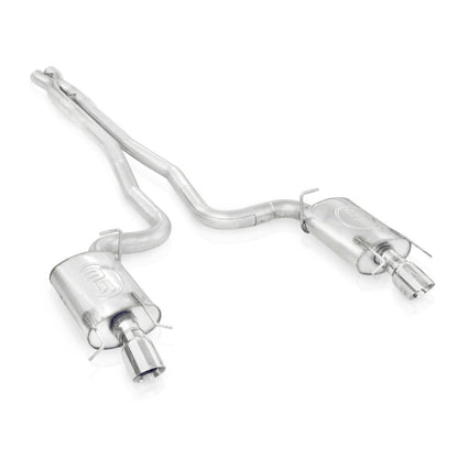 Stainless Works 2009-15 Cadillac CTS-V Sedan 3in Catback System X-Pipe Chambered Mufflers 4in Tips CTSV9CBHDR CTSV9CBHDR Photo - Primary