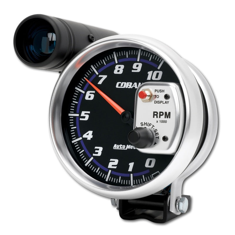 Autometer Gauge, Tachometer, 5", 10K Rpm, Pedestal W/ Ext. Shift-Lite, Cobalt 6299 User 4